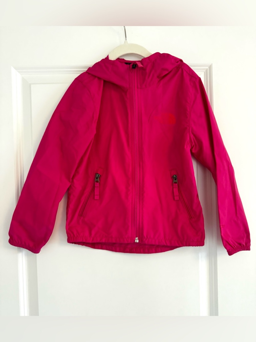 North Face Girls Pink Rain Jacket, new w/out tag size xxs 5